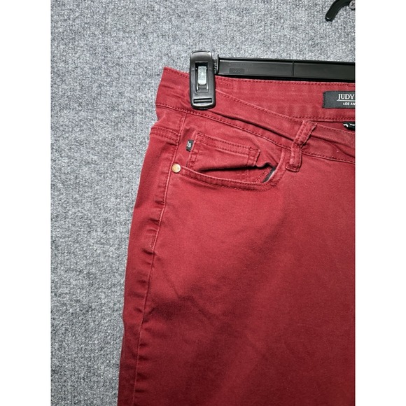 Judy Blue Jeans Womens 16W Red Wash Denim Skinny Fit - Picture 4 of 11